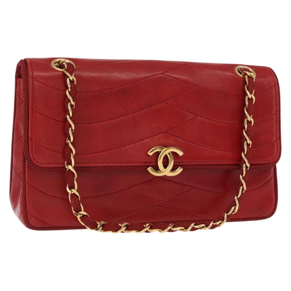 Chanel Chanel Vintage Pagoda Flap Bag Quilted Lambskin Size ONE SIZE - 14 Thumbnail