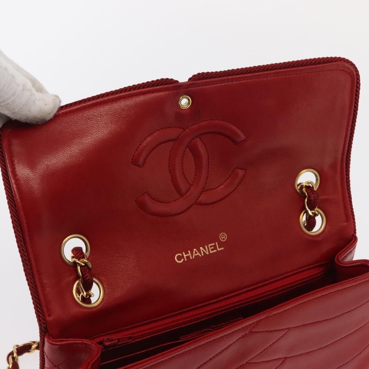 Chanel Chanel Vintage Pagoda Flap Bag Quilted Lambskin Size ONE SIZE - 19 Thumbnail
