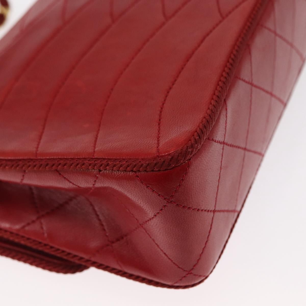 Chanel Chanel Vintage Pagoda Flap Bag Quilted Lambskin Size ONE SIZE - 11 Thumbnail