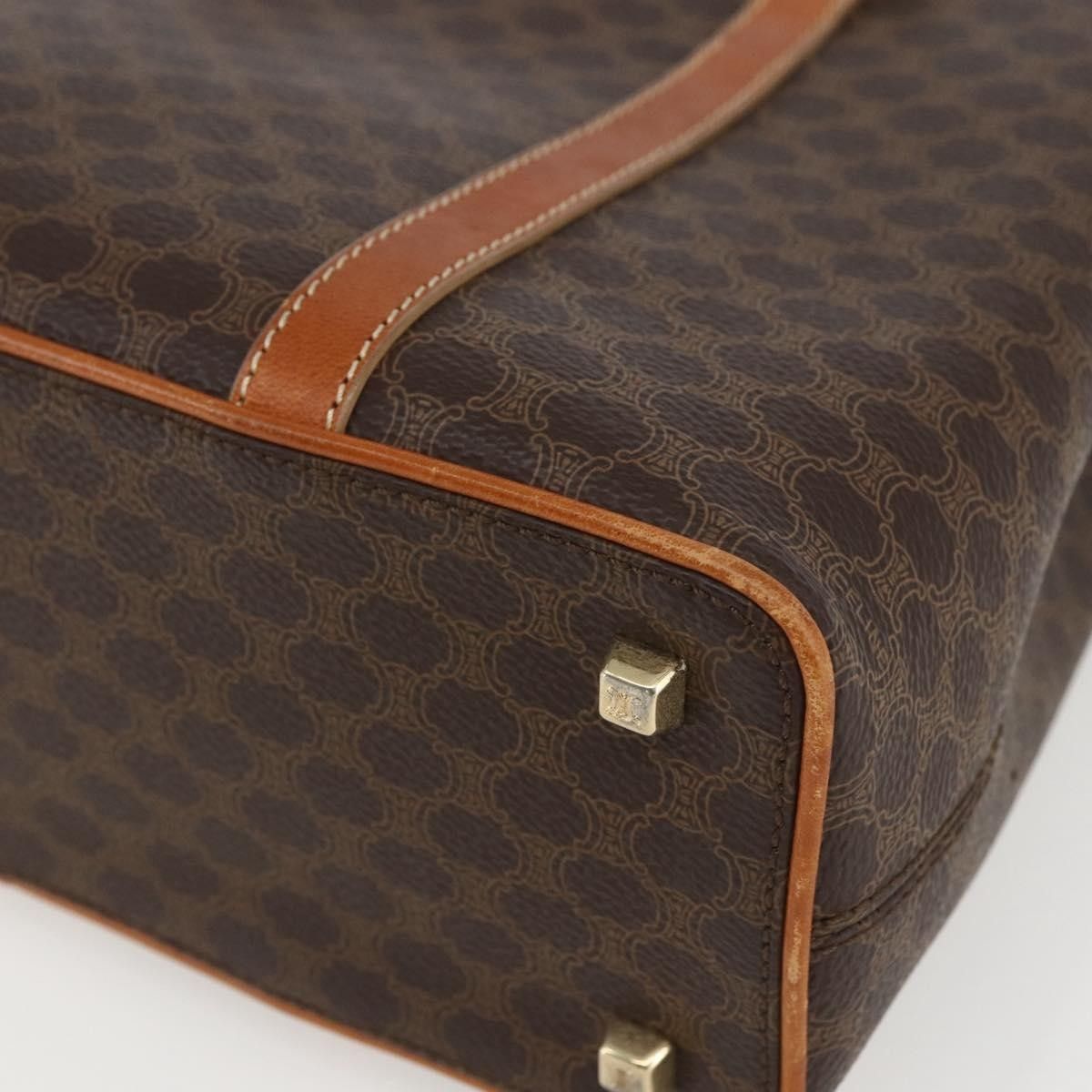 Celine Celine Vintage Macadam Handbag Canvas and Leather Size ONE SIZE - 9 Thumbnail