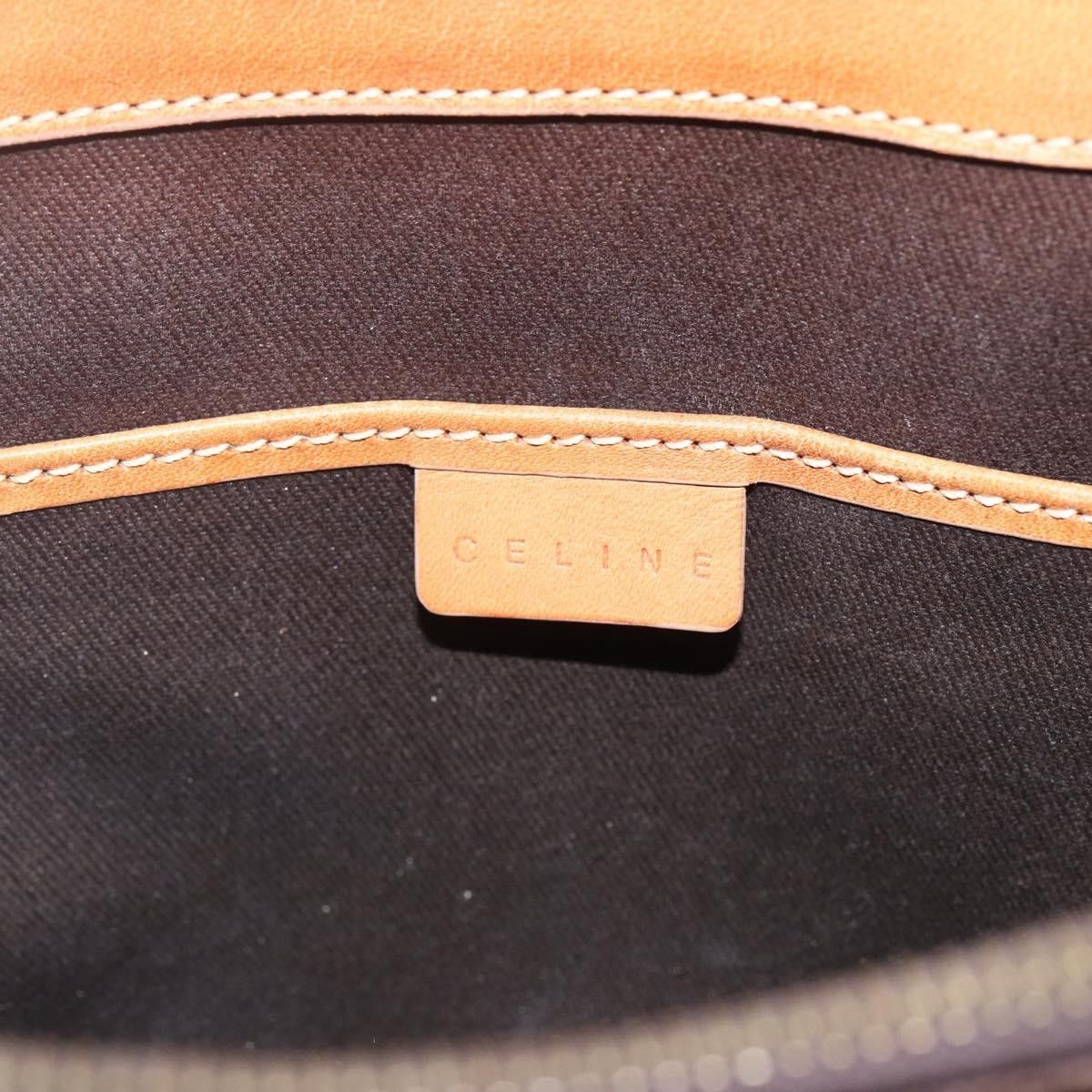 Celine Celine Vintage Macadam Handbag Canvas and Leather Size ONE SIZE - 6 Thumbnail
