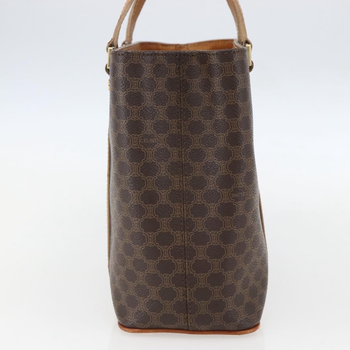 Celine Celine Vintage Macadam Handbag Canvas and Leather Size ONE SIZE - 3 Thumbnail
