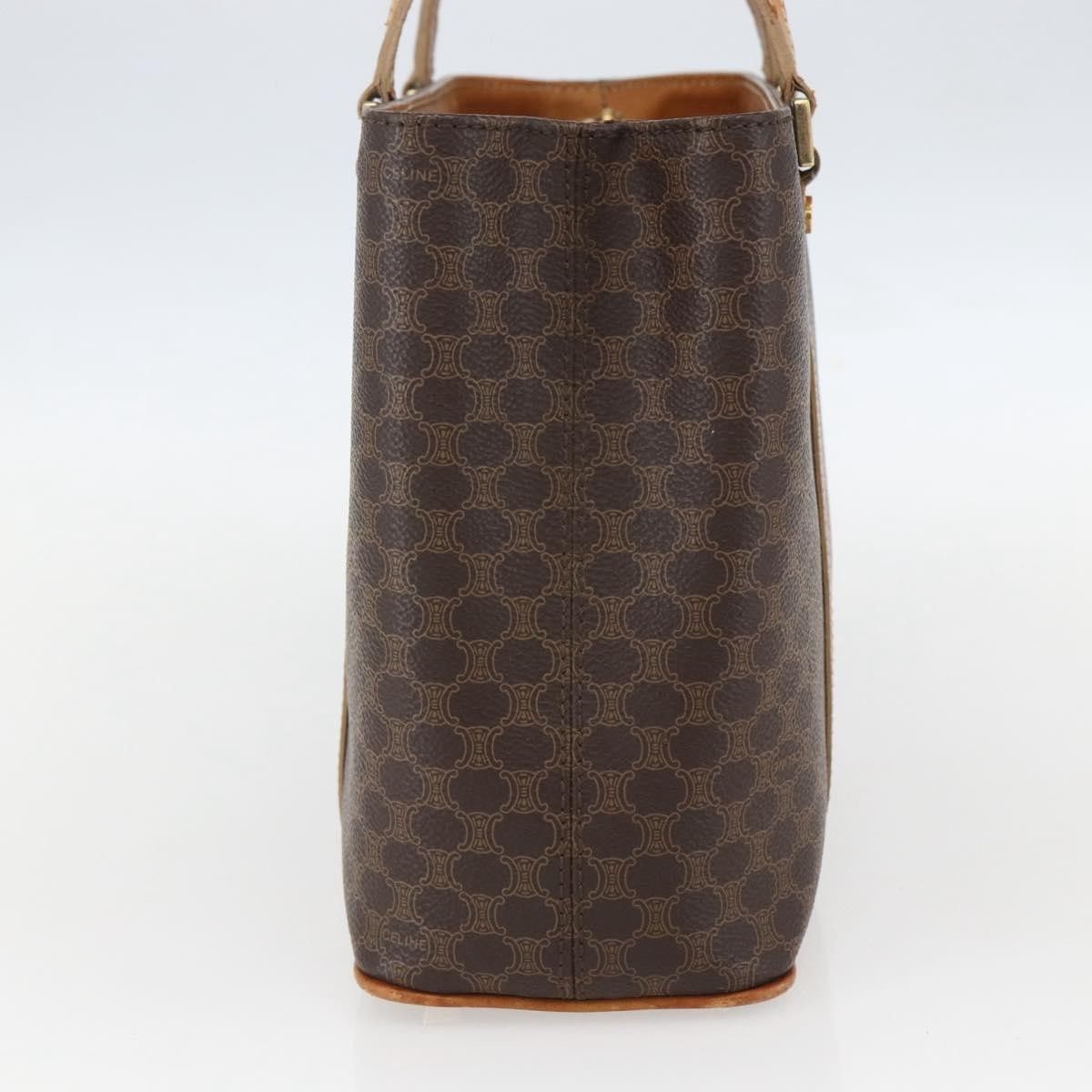 Celine Celine Vintage Macadam Handbag Canvas and Leather Size ONE SIZE - 4 Thumbnail