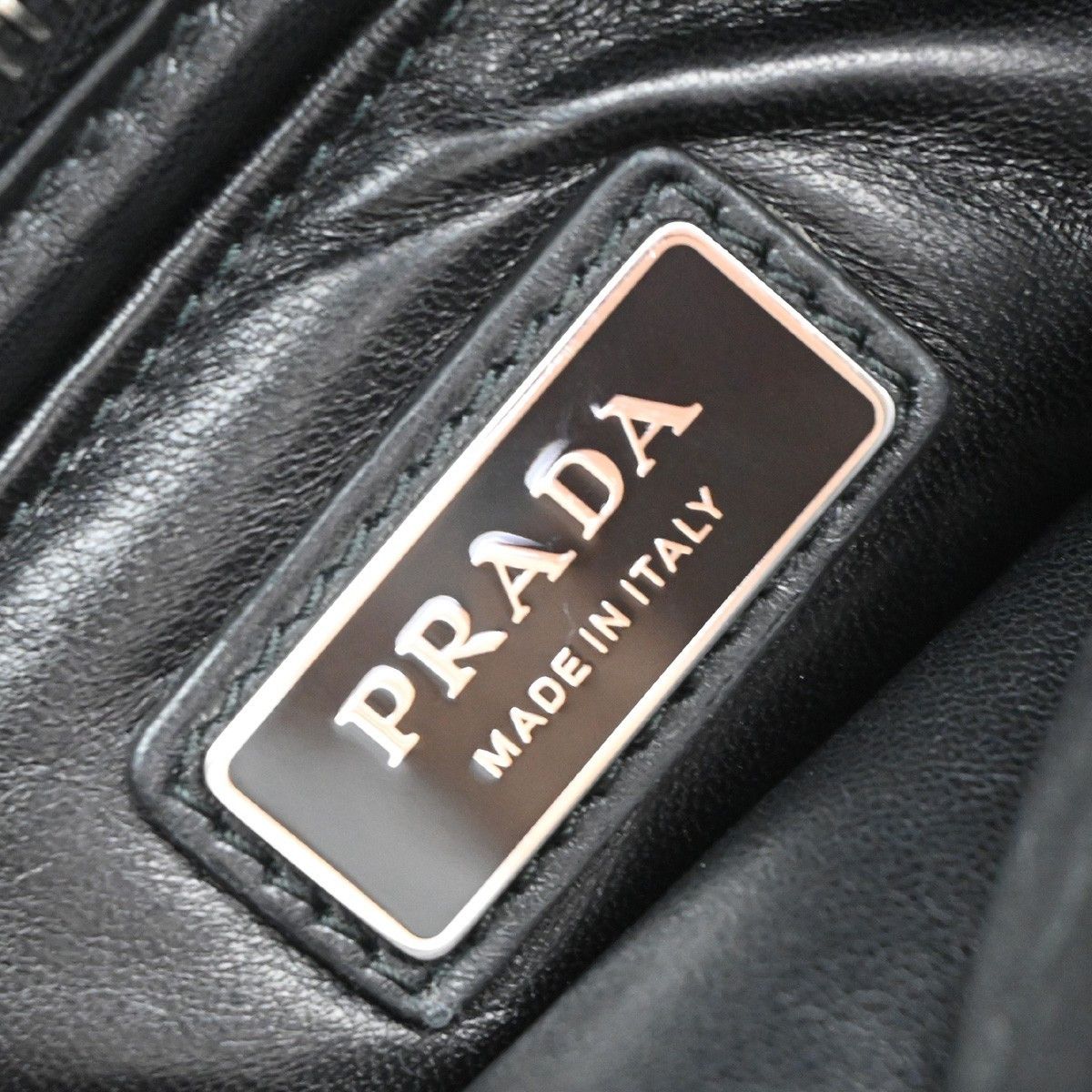 Prada Prada Padded Tote Bag Quilted Nappa Leather Size ONE SIZE - 7 Thumbnail