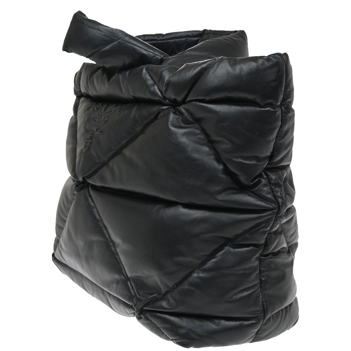 Prada Prada Padded Tote Bag Quilted Nappa Leather Size ONE SIZE - 3 Thumbnail