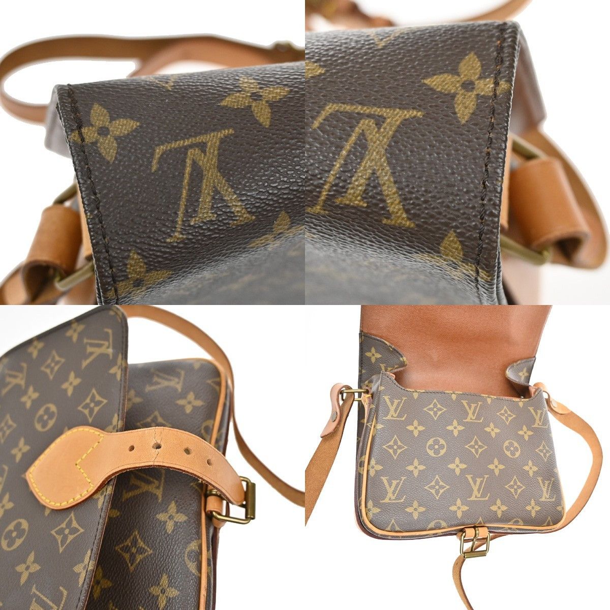 Louis Vuitton Louis Vuitton Cartouchiere Handbag Monogram Canvas Size ONE SIZE - 11 Thumbnail
