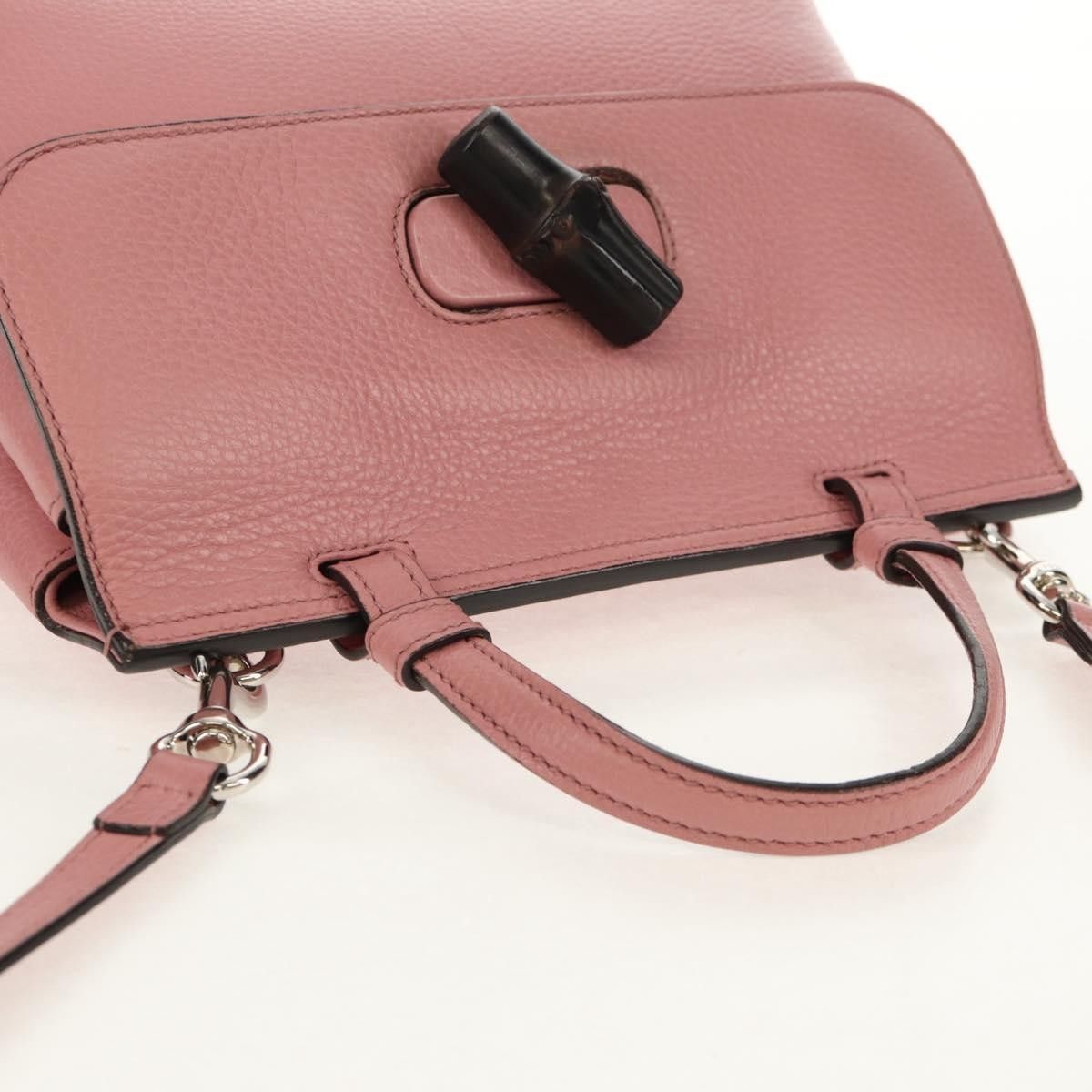 Gucci Gucci Bamboo Daily Top Handle Leather Size ONE SIZE - 14 Thumbnail