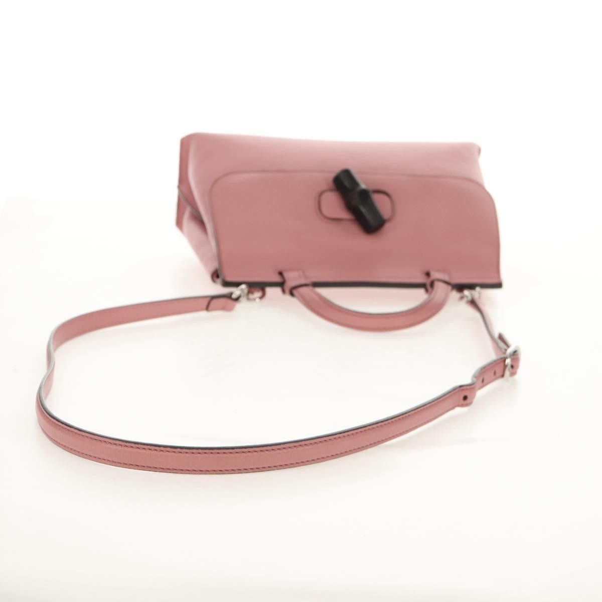 Gucci Gucci Bamboo Daily Top Handle Leather Size ONE SIZE - 15 Thumbnail