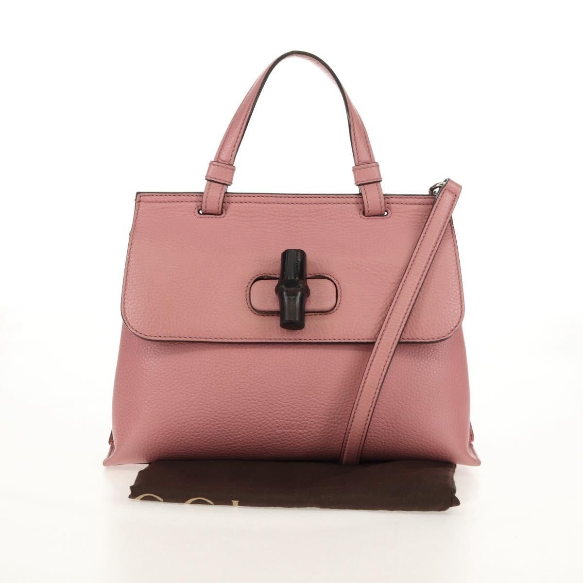 Gucci Gucci Bamboo Daily Top Handle Leather Size ONE SIZE - 12 Thumbnail