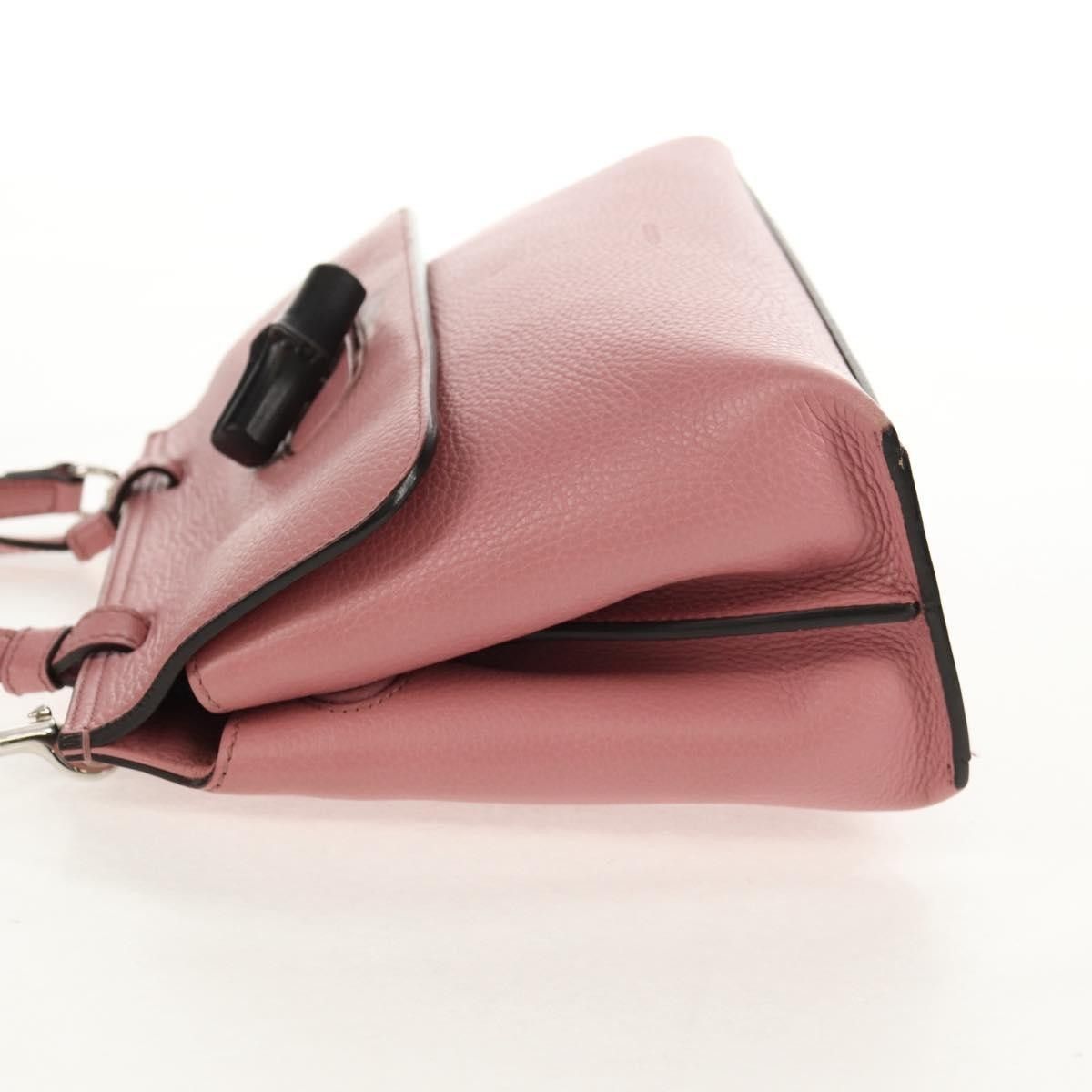 Gucci Gucci Bamboo Daily Top Handle Leather Size ONE SIZE - 3 Thumbnail