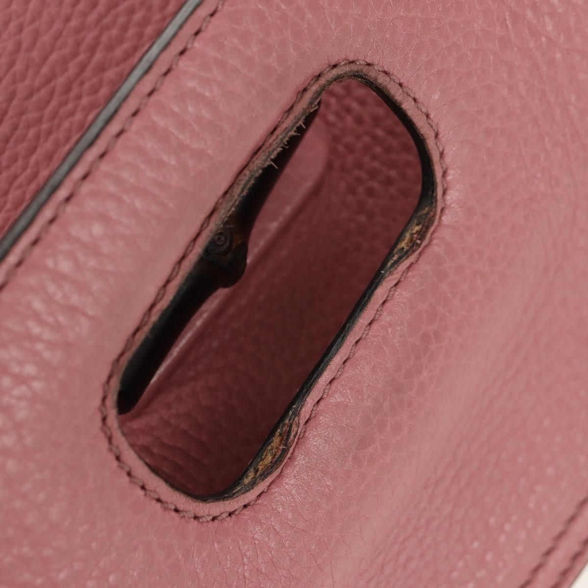 Gucci Gucci Bamboo Daily Top Handle Leather Size ONE SIZE - 23 Thumbnail