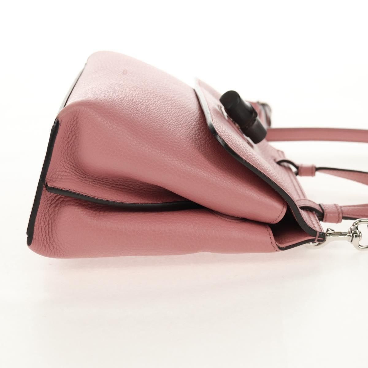 Gucci Gucci Bamboo Daily Top Handle Leather Size ONE SIZE - 4 Thumbnail