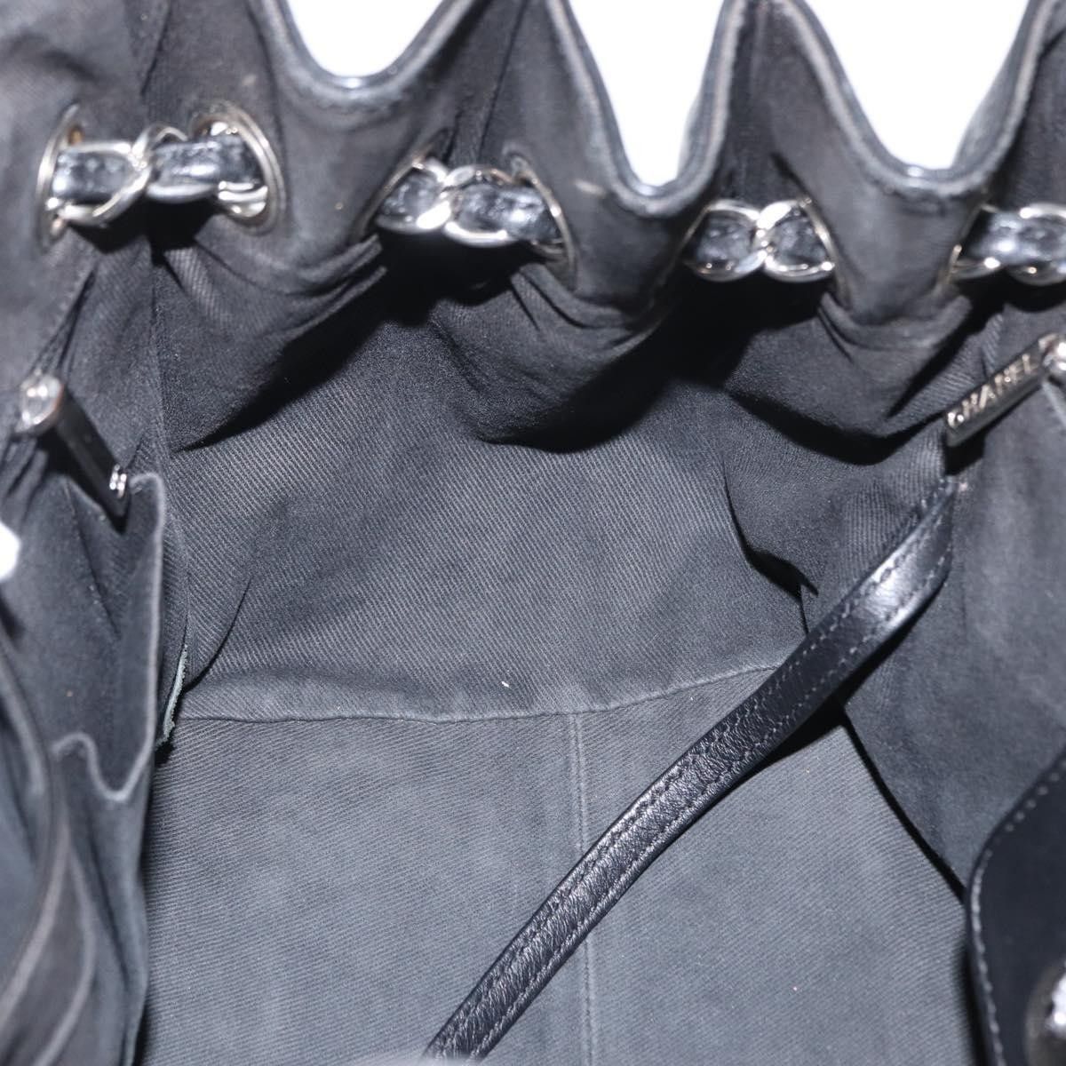 Chanel Chanel Vintage CC Charm Tote Chevron Canvas Size ONE SIZE - 21 Thumbnail