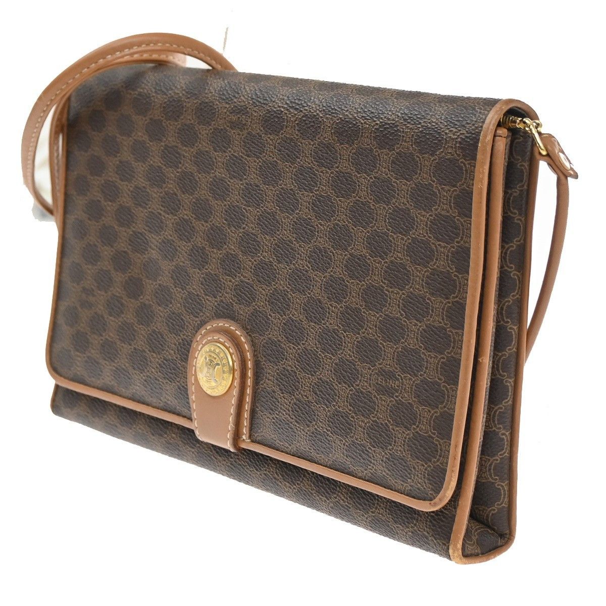 Celine Celine Macadam Shoulder Bag PVC Leather Size ONE SIZE - 3 Thumbnail