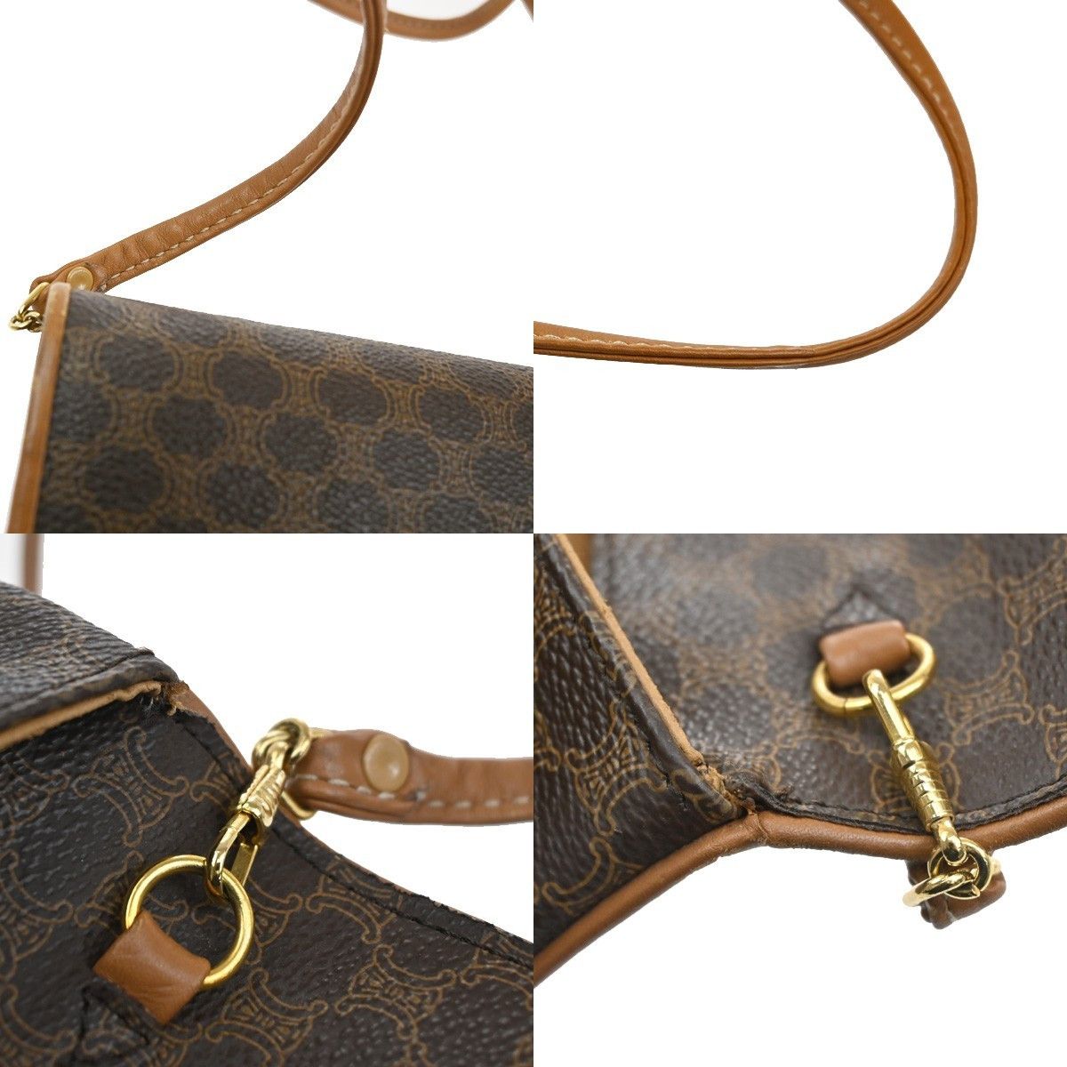 Celine Celine Macadam Shoulder Bag PVC Leather Size ONE SIZE - 11 Thumbnail