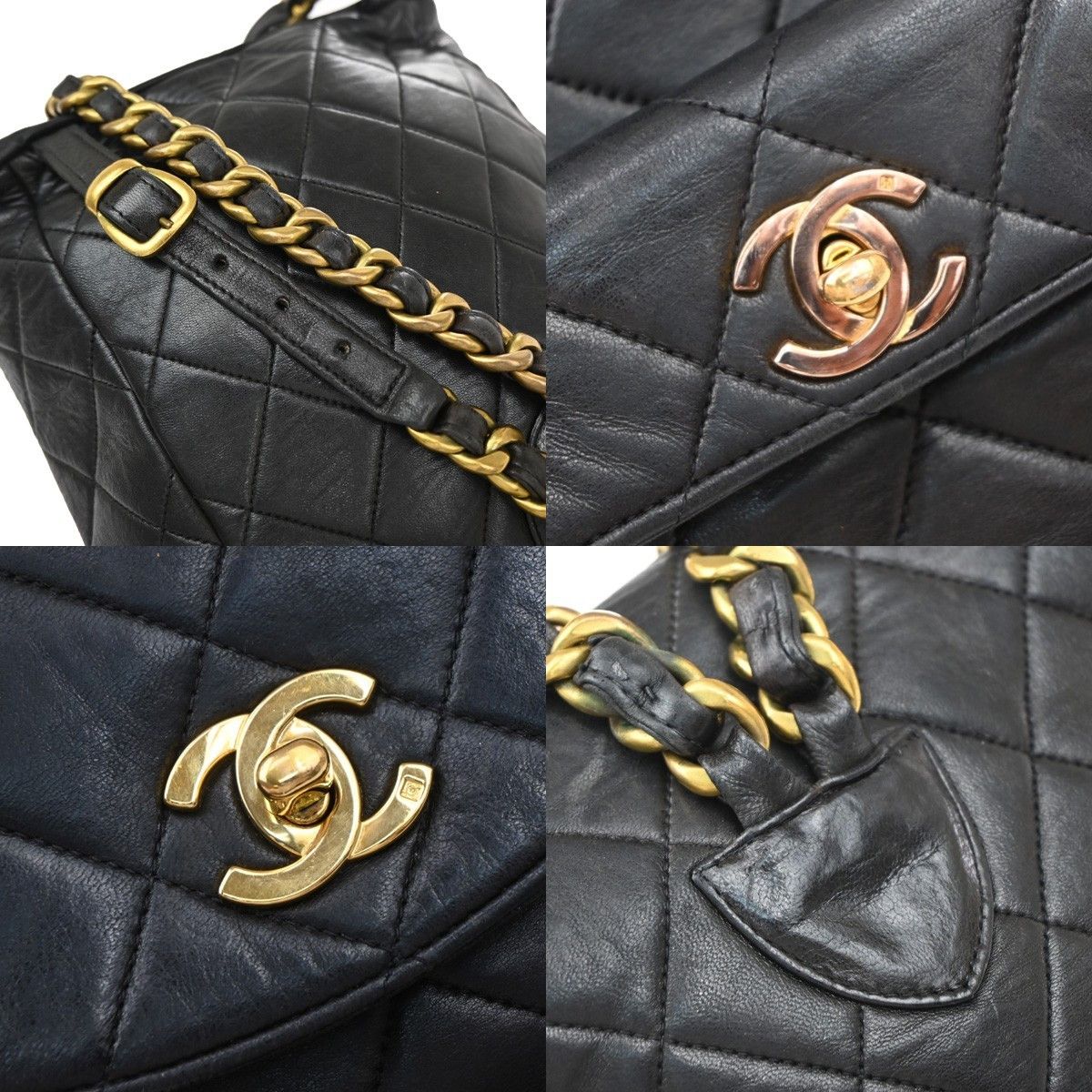 Chanel Chanel Vintage CC Pocket Backpack Leather Size ONE SIZE - 11 Thumbnail