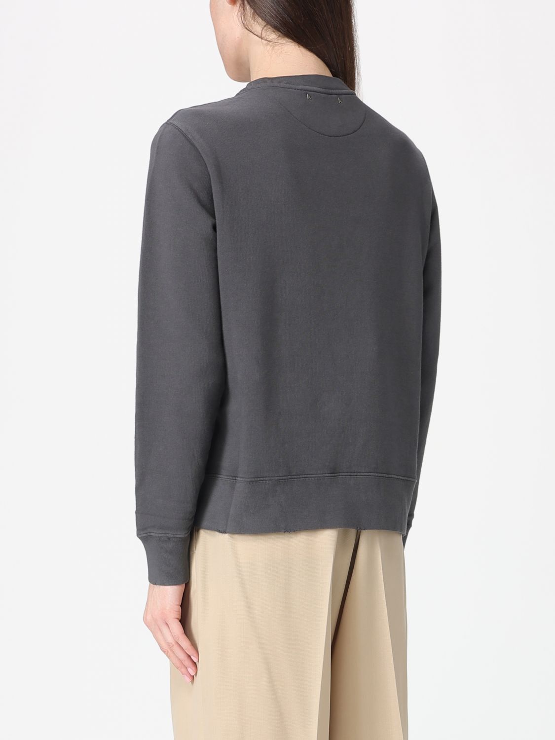 Golden Goose Golden Goose Sweatshirt Woman Grey Size L / US 10 / IT 46 - 2 Thumbnail