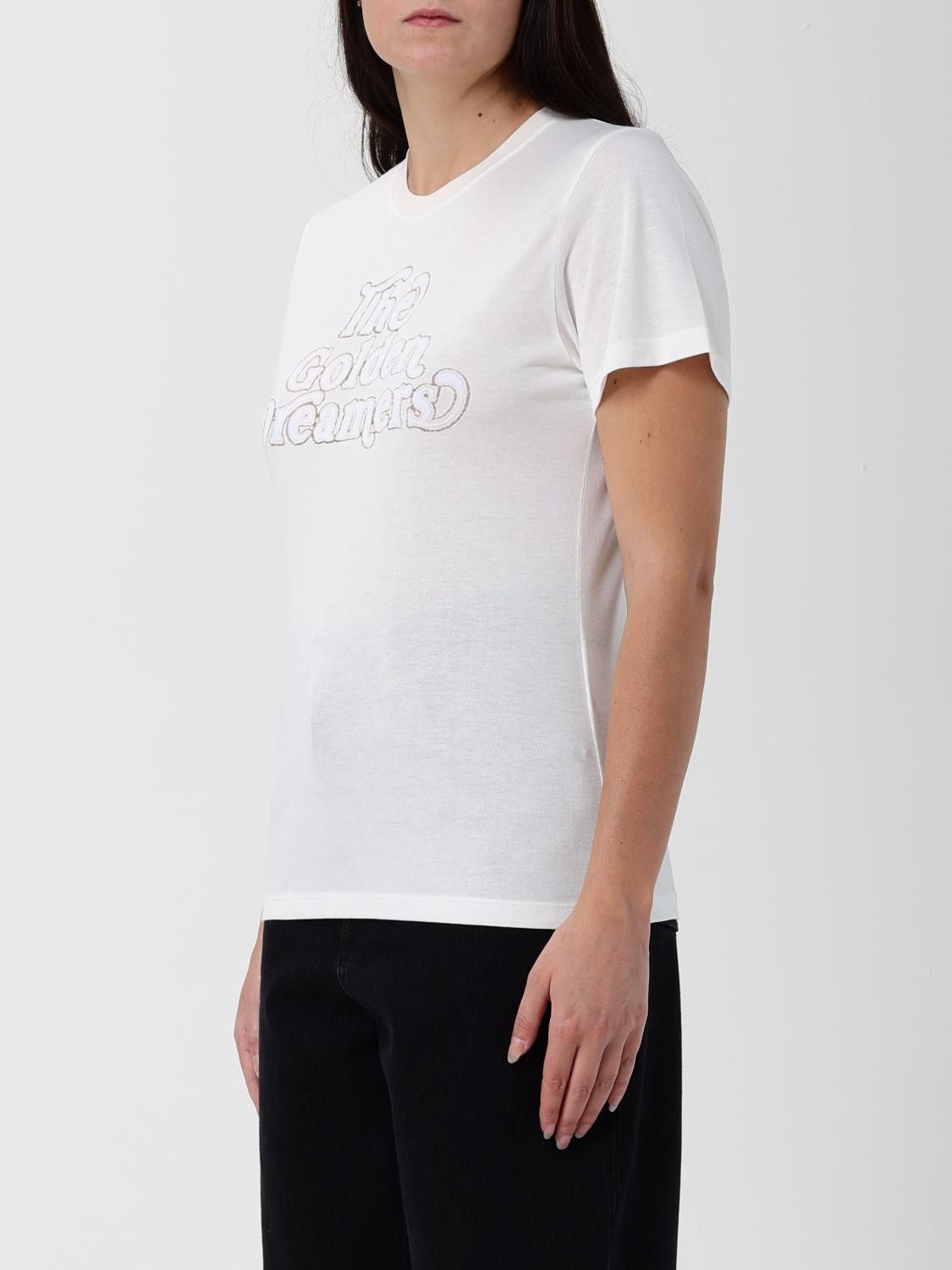 Golden Goose Golden Goose T-Shirt Woman White Size XS / US 0-2 / IT 36-38 - 4 Thumbnail