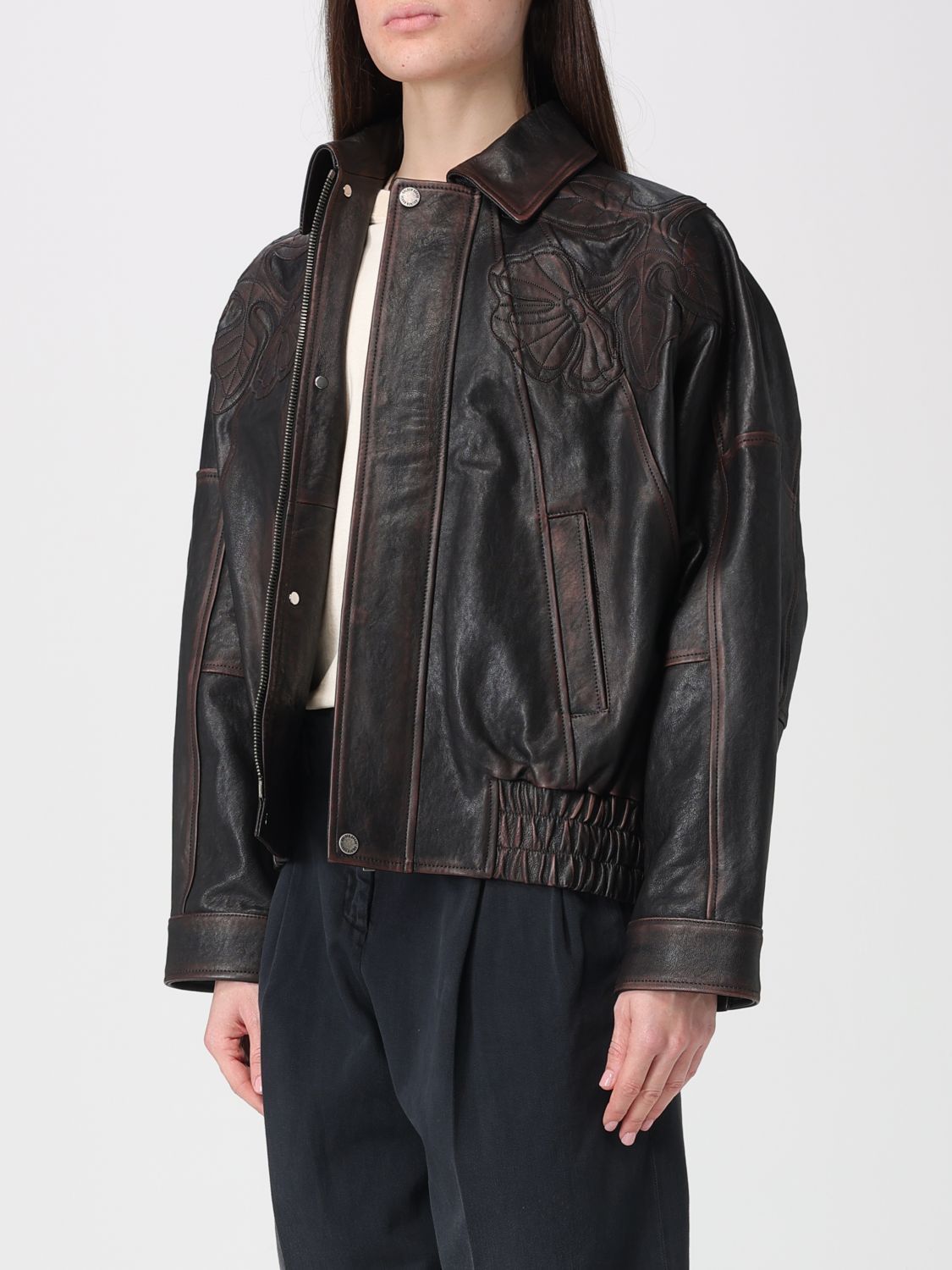 Golden Goose Golden Goose Jacket Woman Blue Size M / US 6-8 / IT 42-44 - 4 Thumbnail