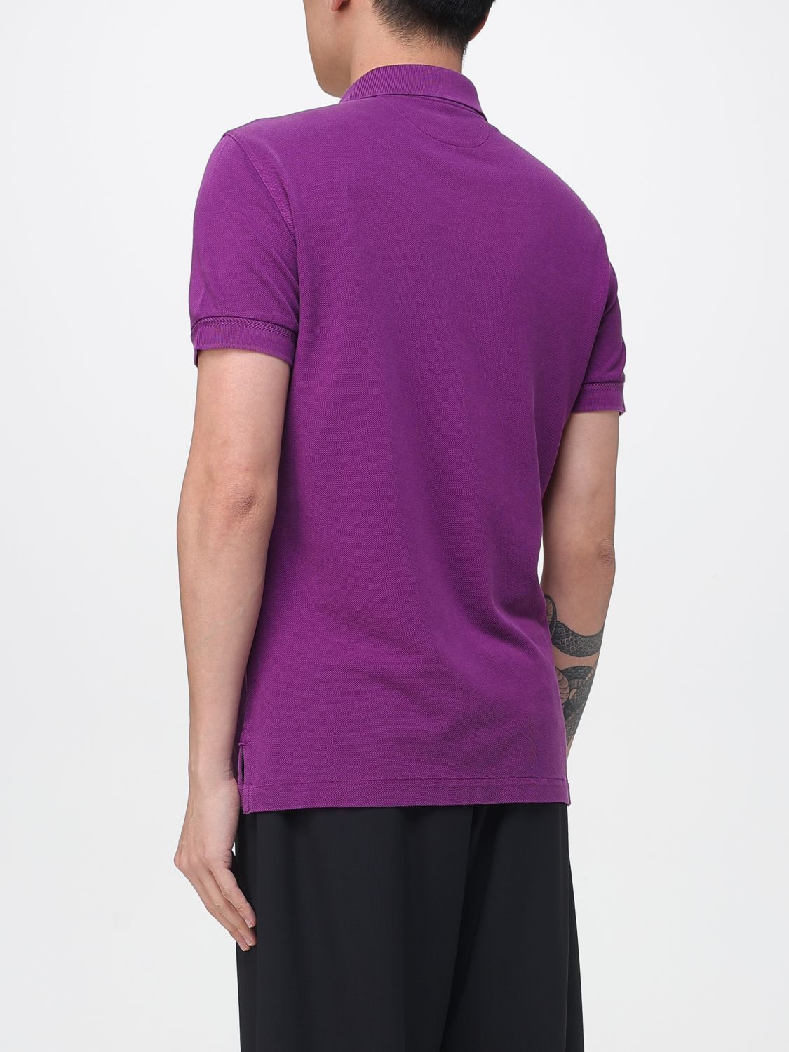 Tom Ford Tom Ford Polo Shirt Men Violet Size US XXL / EU 58 / 5 - 2 Thumbnail