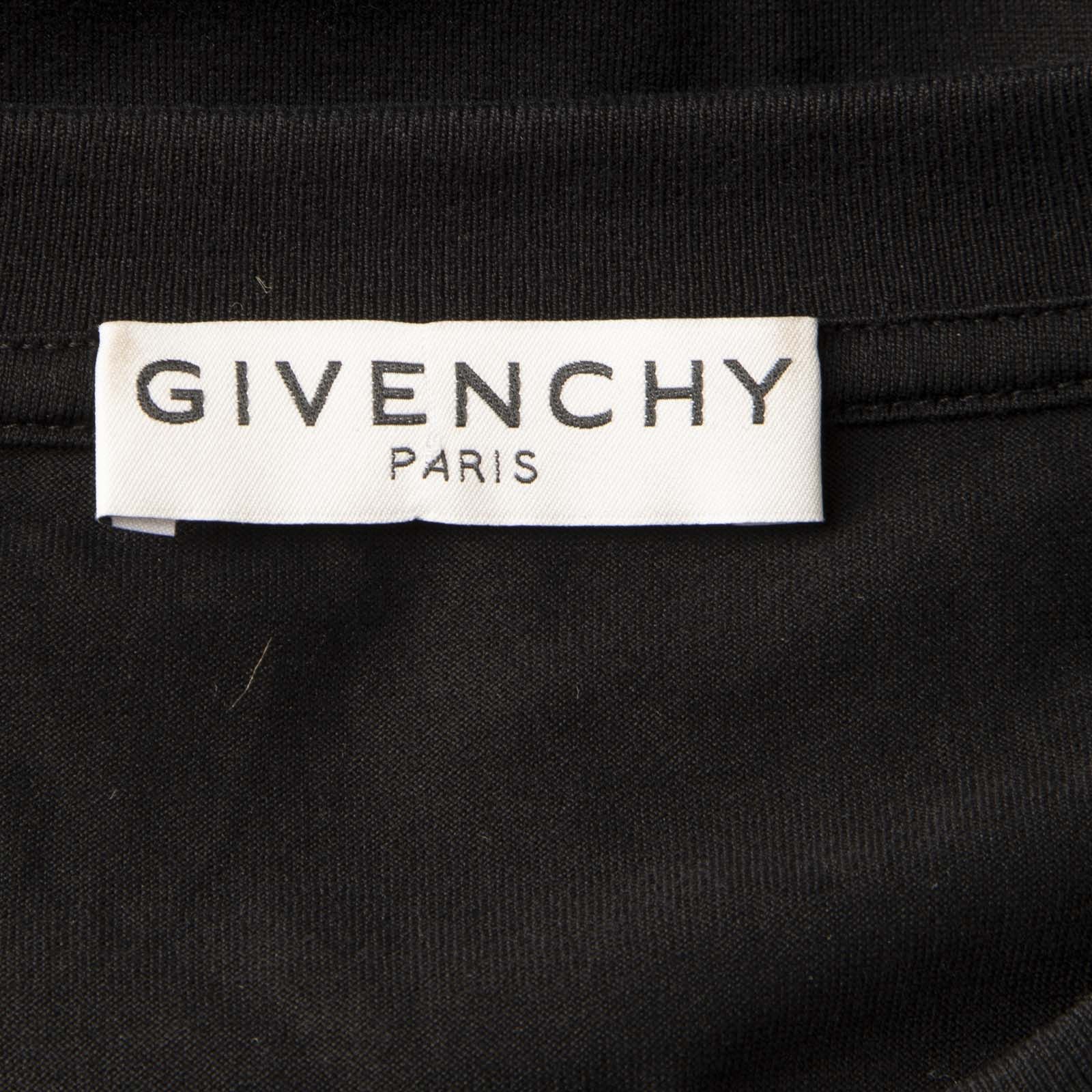 Givenchy Black Graphic Print Logo T-Shirt Size XXL / US 16-18 / IT 52-54 - 4 Thumbnail