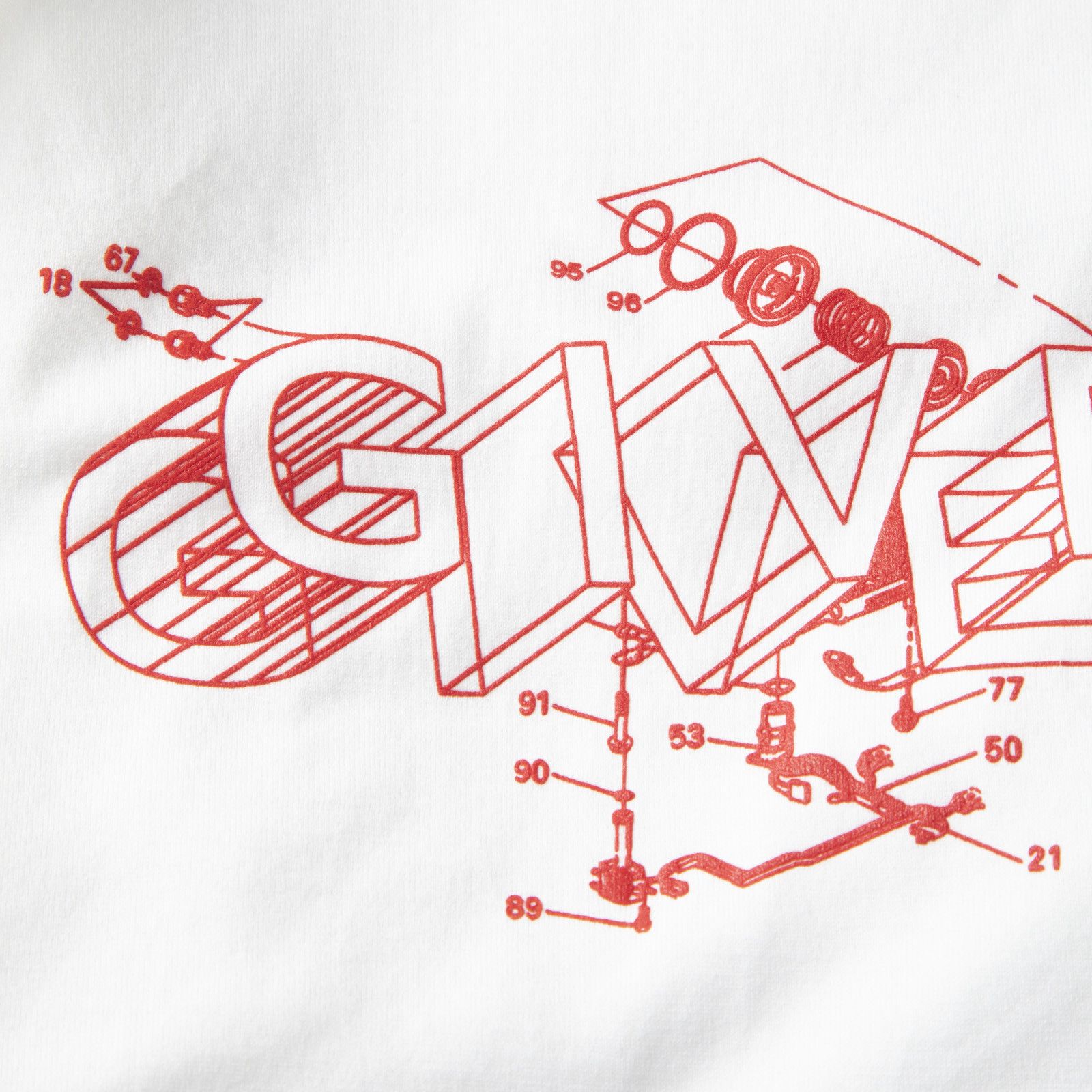 Givenchy White Logo Graphic Print Top Size XL / US 12-14 / IT 48-50 - 3 Thumbnail