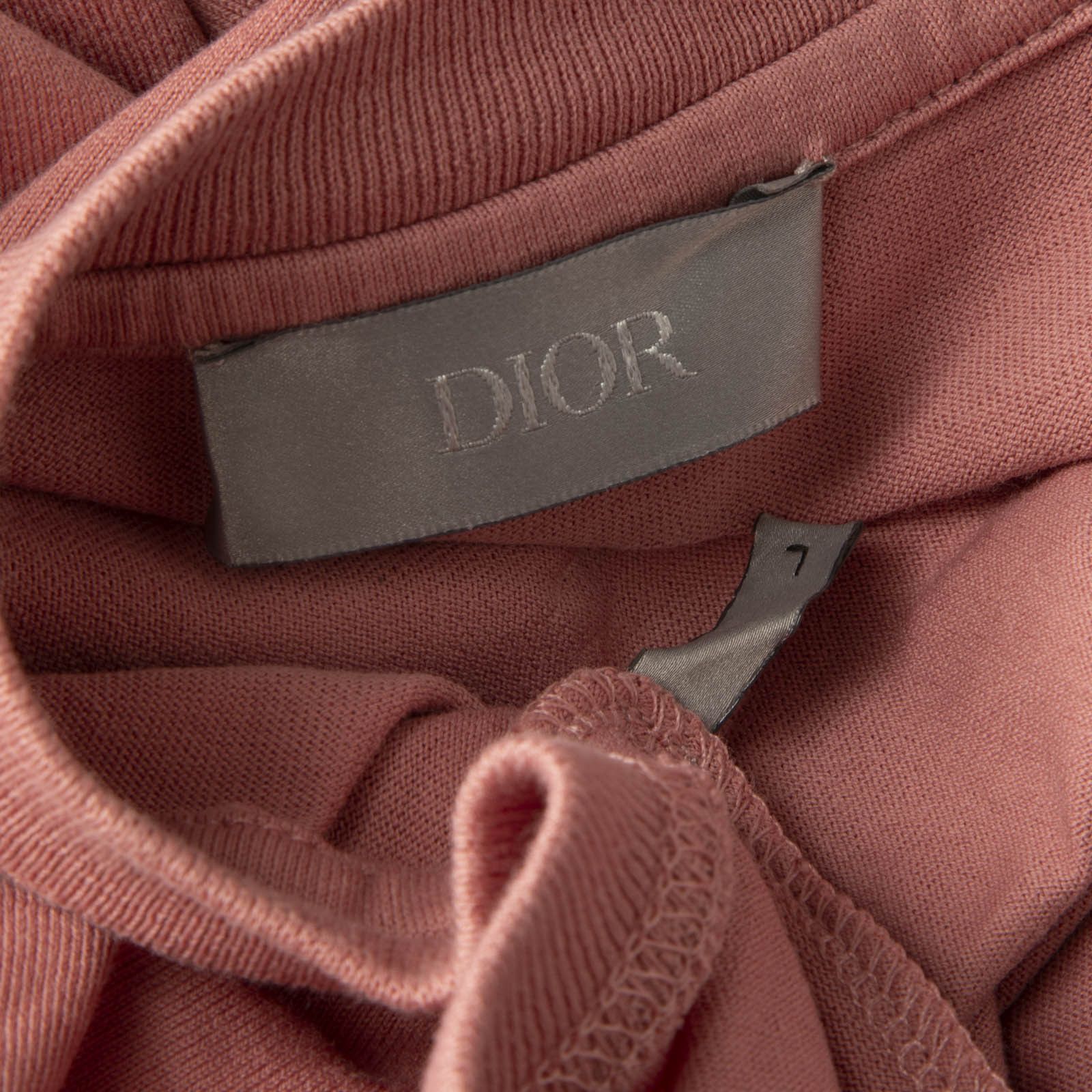 Dior Pink Bug Graphic Logo Print T-Shirt Size L / US 10 / IT 46 - 4 Thumbnail