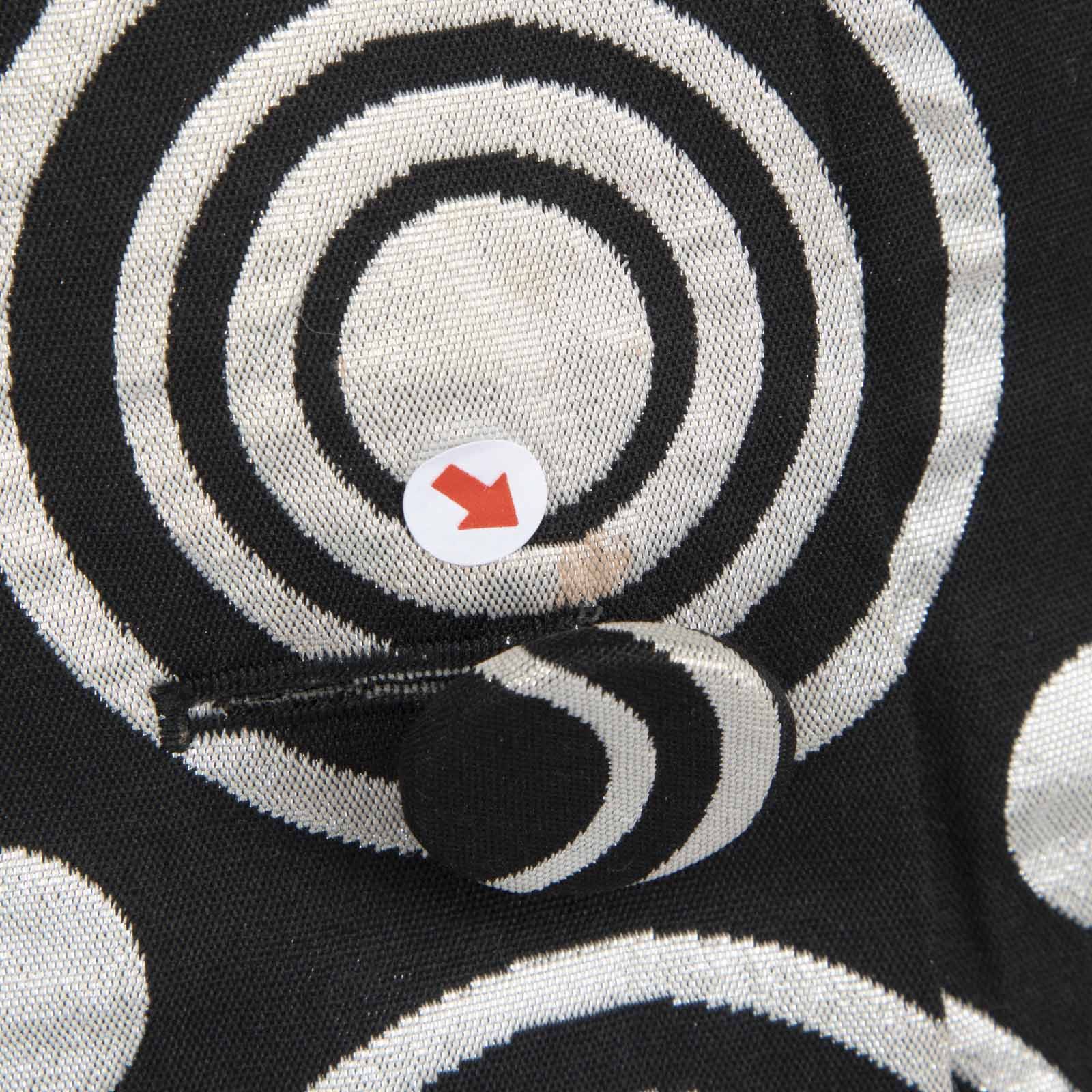 agnes b. Black & Silver Circle Pattern Coat Size M / US 6-8 / IT 42-44 - 5 Thumbnail
