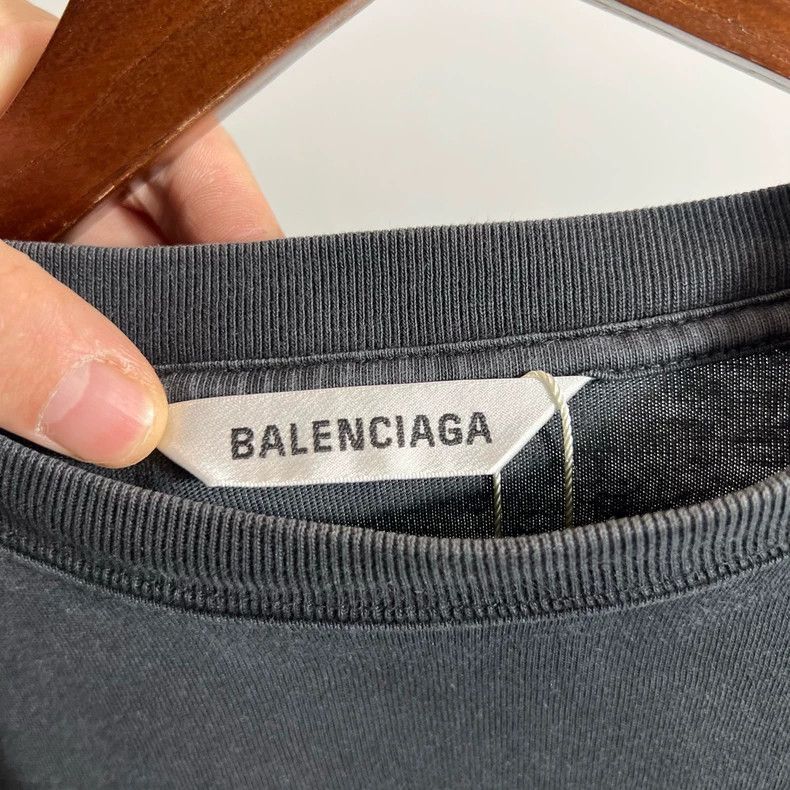 Balenciaga Balenciaga Printed Logo Short Sleeve Tee Size US XS / EU 42 / 0 - 3 Thumbnail