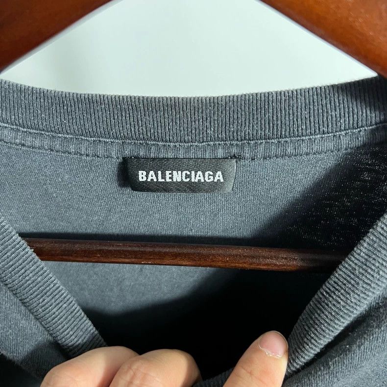 Balenciaga Balenciaga Gray Short Sleeve T-shirt Size US M / EU 48-50 / 2 - 3 Thumbnail