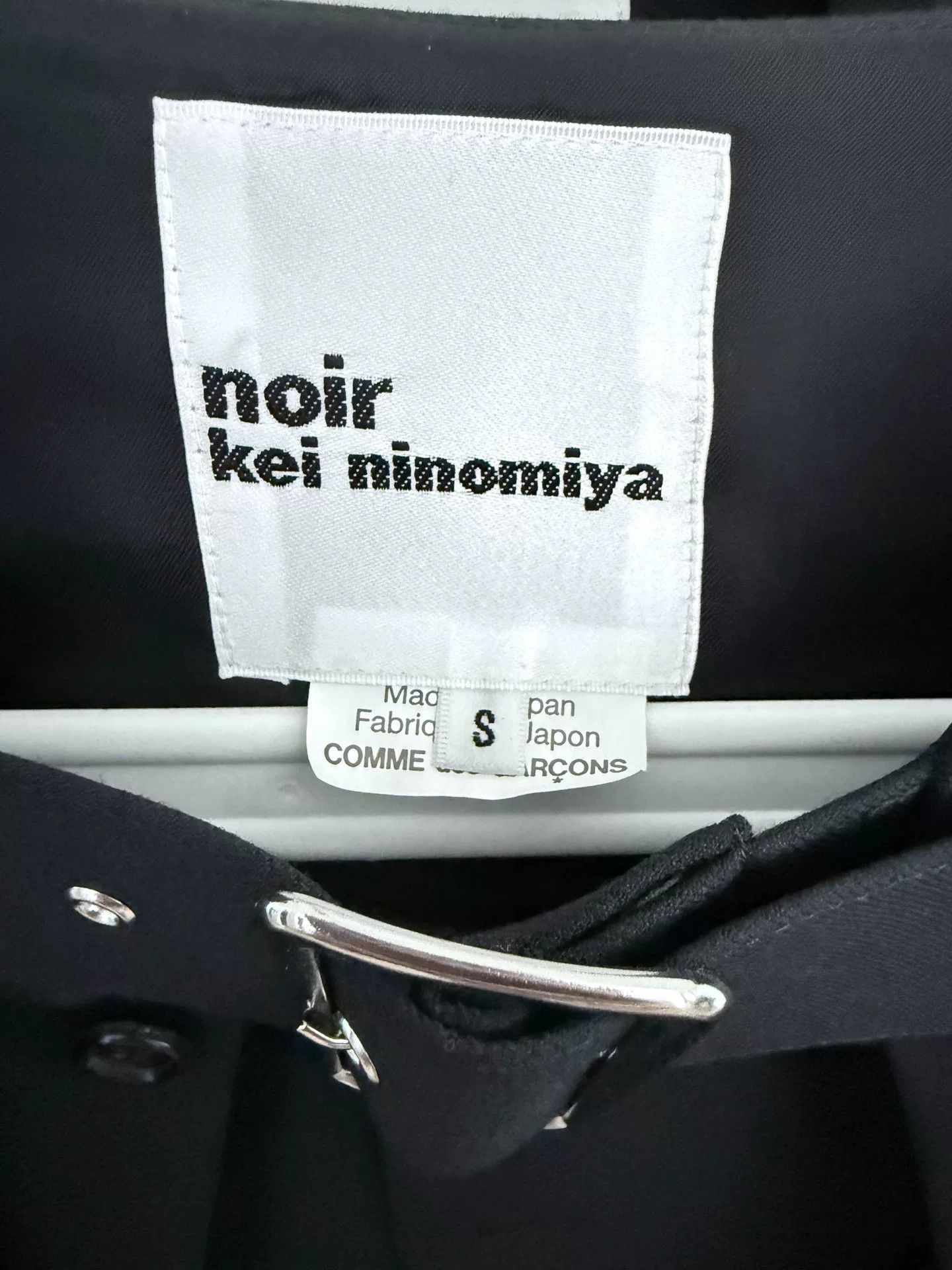 Comme des Garcons Comme des Garcons CDG Noir Buckle Short Jacket Size US S / EU 44-46 / 1 - 4 Thumbnail