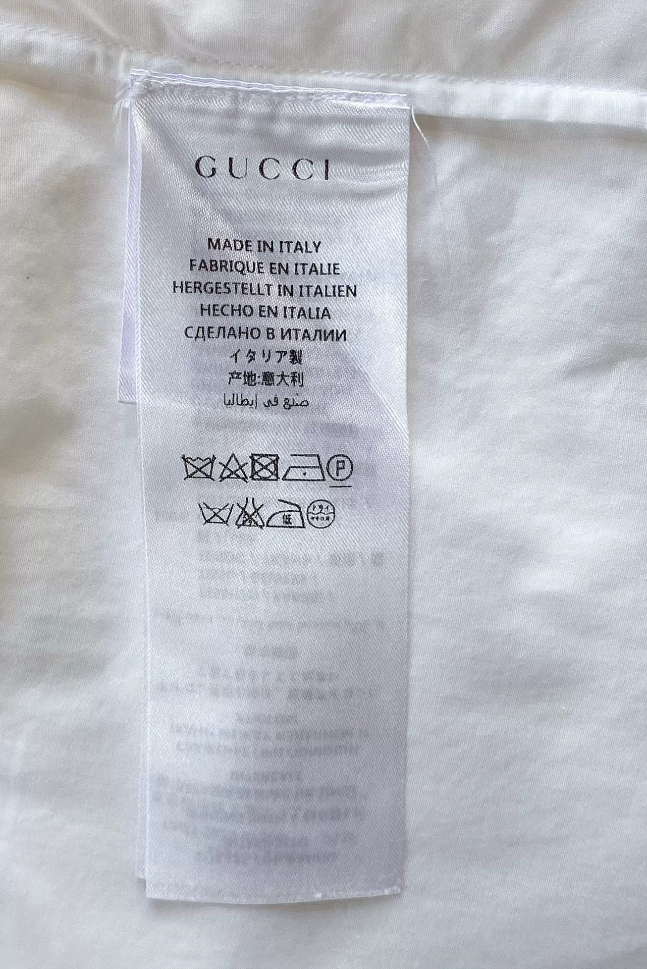 Gucci Gucci White Floral Embroidered Shirt Size US XL / EU 56 / 4 - 6 Thumbnail