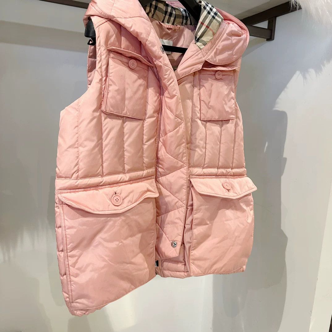 Burberry Burberry Pink Down Vest 14Y Size US XS / EU 42 / 0 - 2 Thumbnail