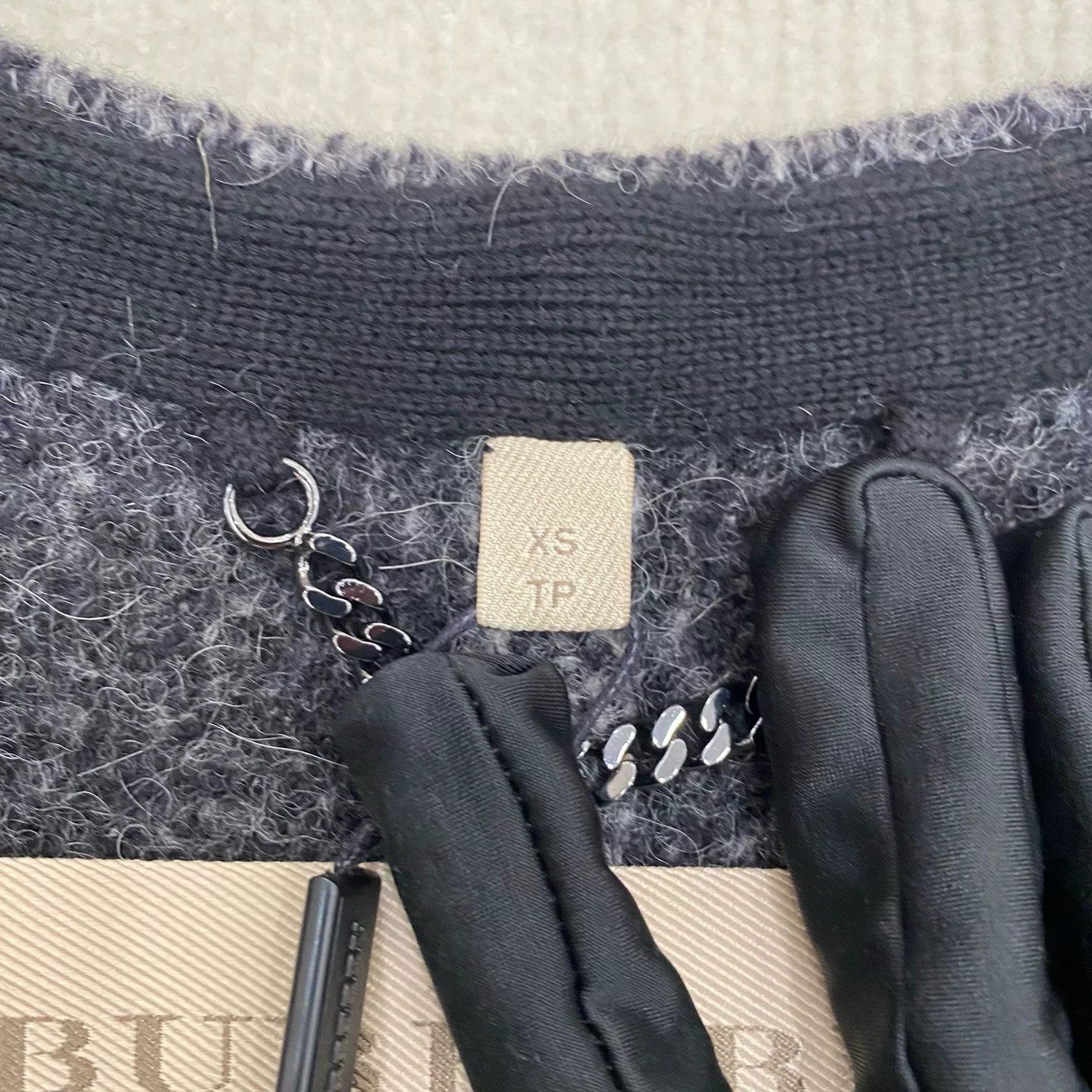 Burberry Burberry Gray Wool Blend Coat Size US XXS / EU 40 - 8 Thumbnail