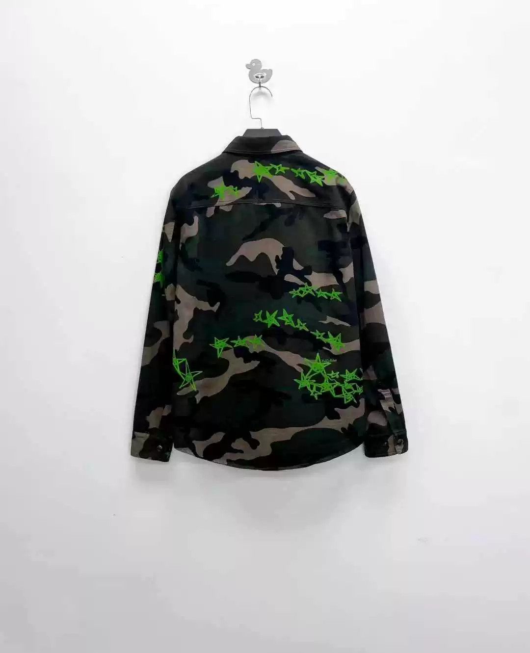 Valentino Valentino Camouflage Graffiti Shirt Jacket Size US M / EU 48-50 / 2 - 2 Thumbnail