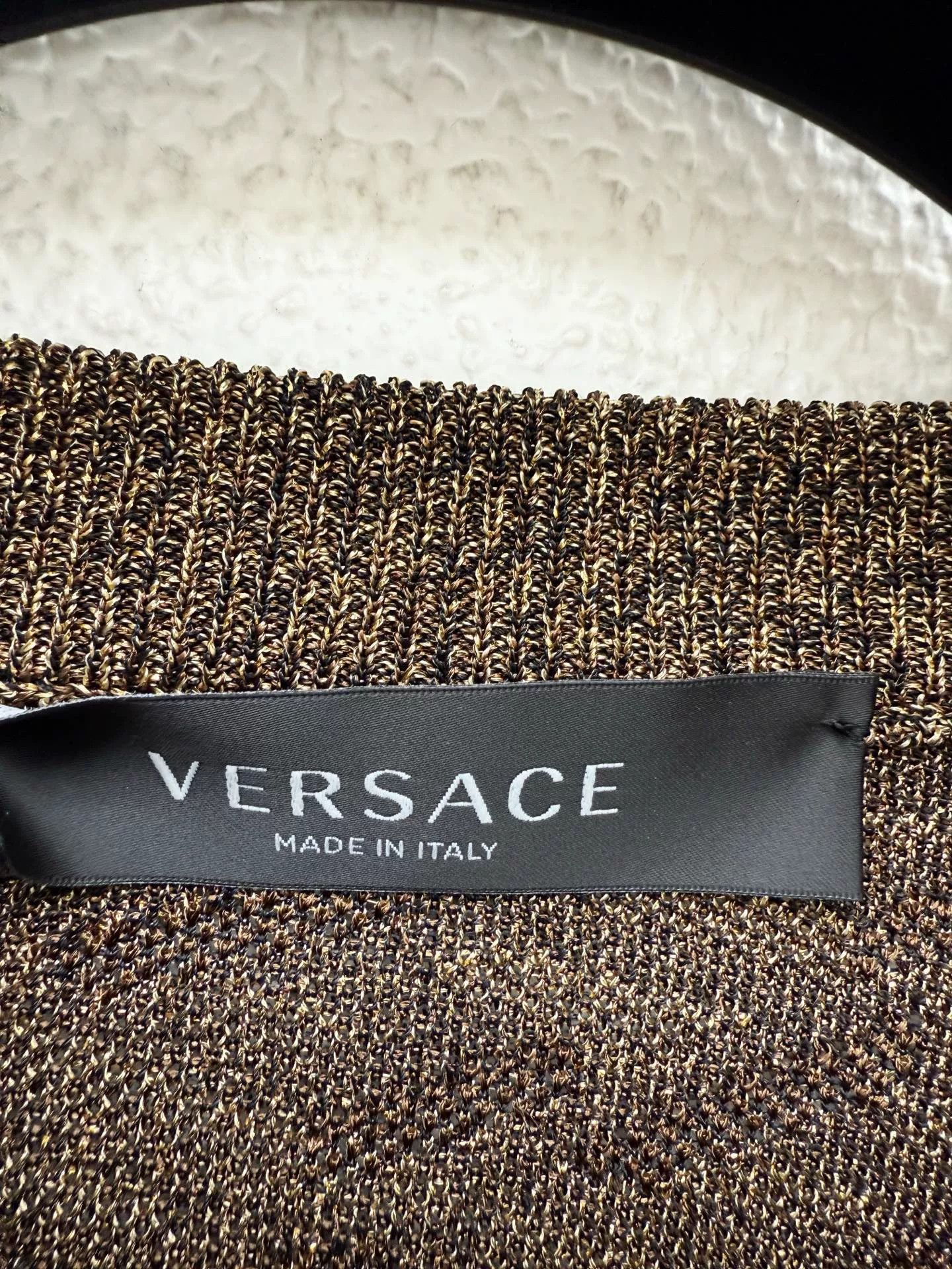 Versace VERSACE Embroidered Knit Sweater Size US S / EU 44-46 / 1 - 7 Thumbnail
