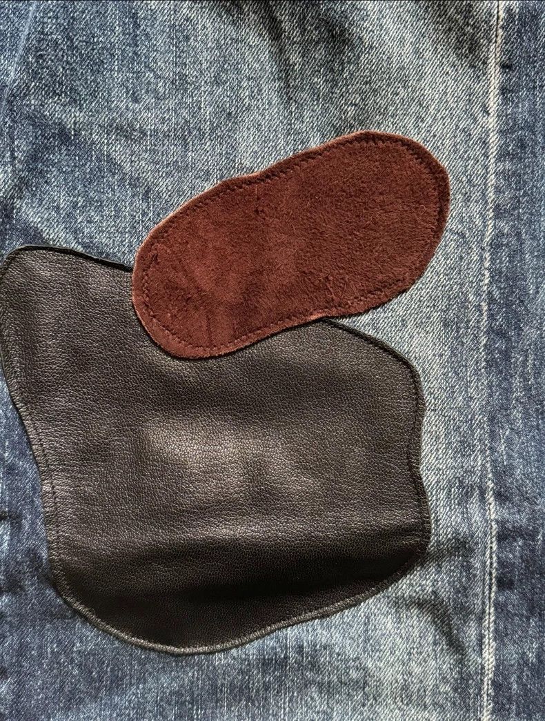 Yohji Yamamoto Yohji Yamamoto Y's SS04 Patchwork Jeans Size US 32 / EU 48 - 2 Thumbnail
