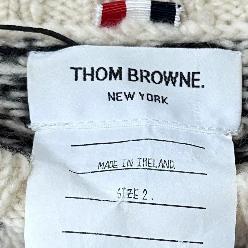 Thom Browne Thom Browne Fair Isle Chunky Knit Sweater Size US S / EU 44-46 / 1 - 4 Thumbnail