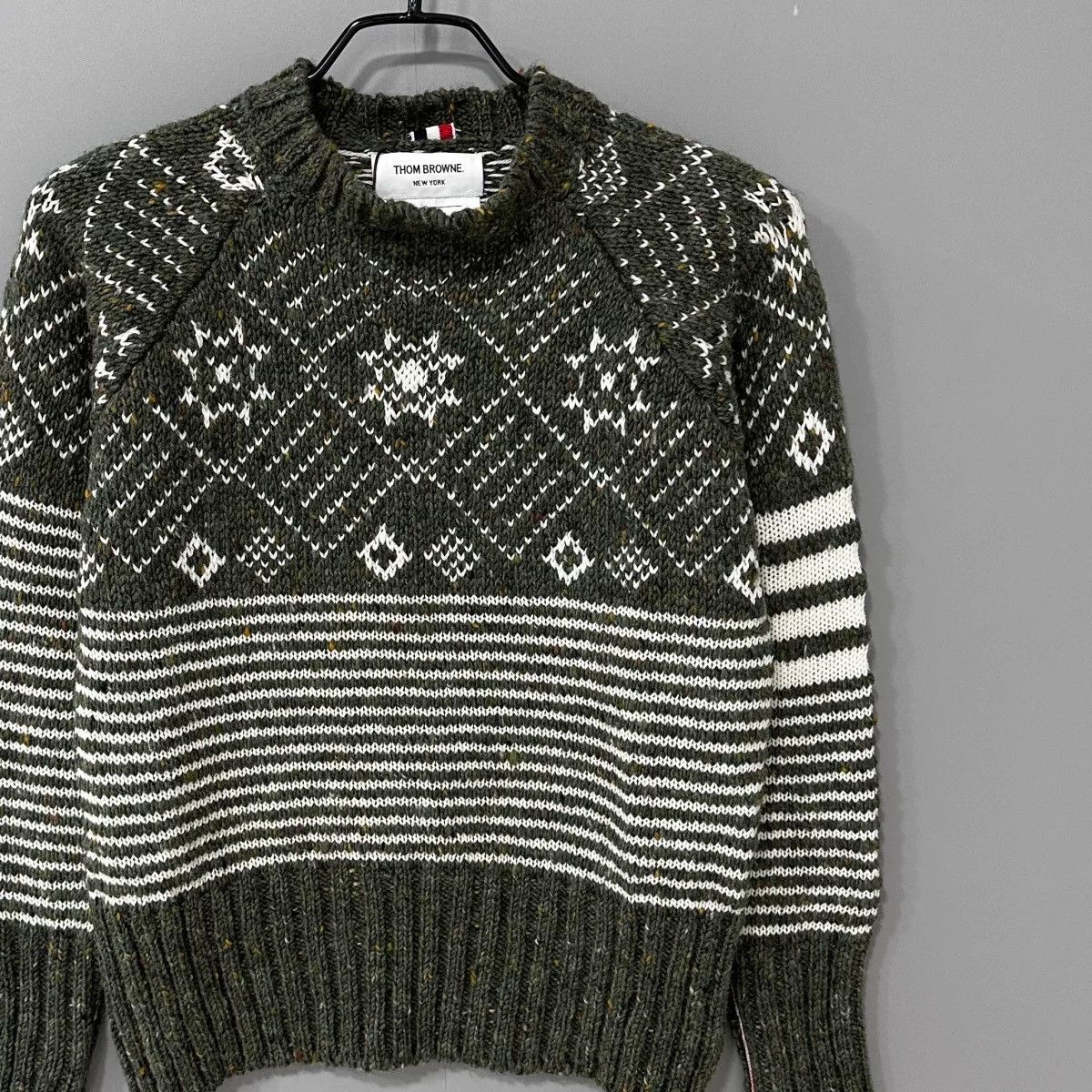 Thom Browne Thom Browne Fair Isle Sweater Size US XXS / EU 40 - 2 Thumbnail