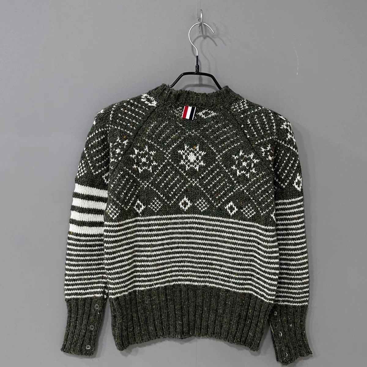 Thom Browne Thom Browne Fair Isle Sweater Size US XXS / EU 40 - 3 Thumbnail