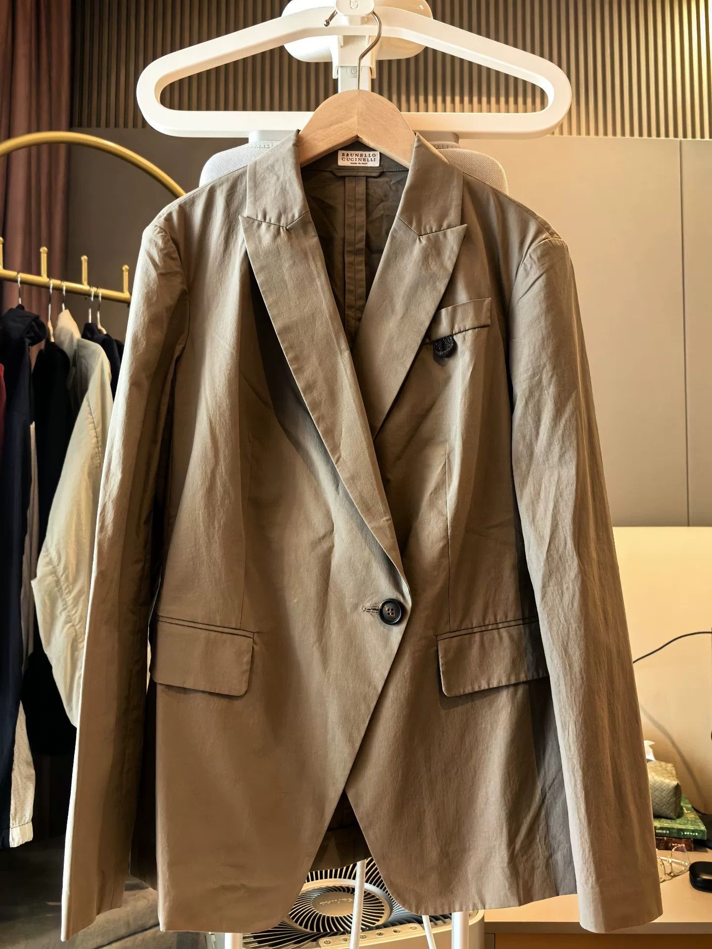 The Elder Statesman BC Khaki Light Blazer Size 40 Size US L / EU 52-54 / 3 - 2 Thumbnail
