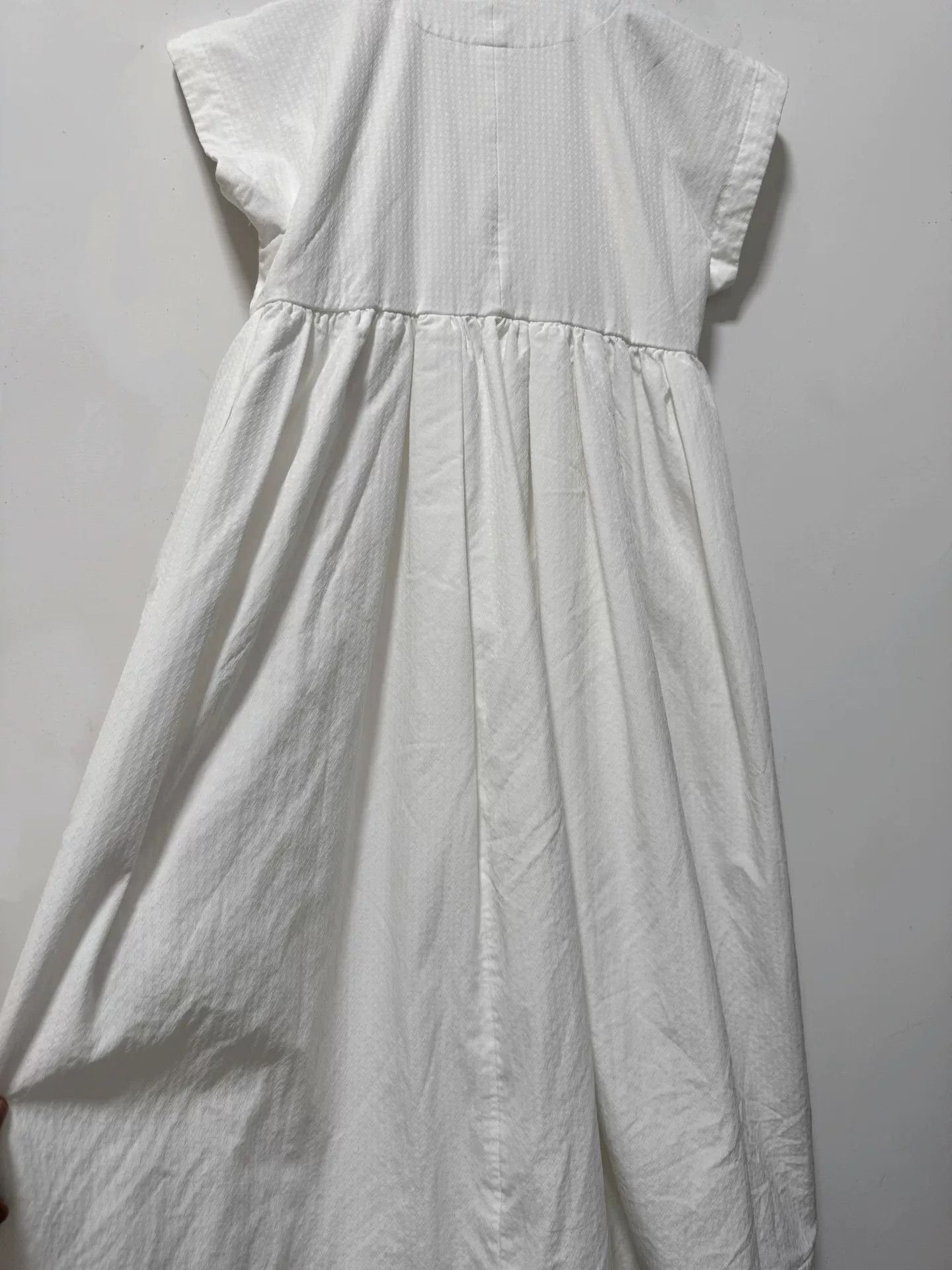 Comme des Garcons CDG comcom Floral Embroidered Mandarin Collar Dress Size US 26 / EU 42 - 5 Thumbnail