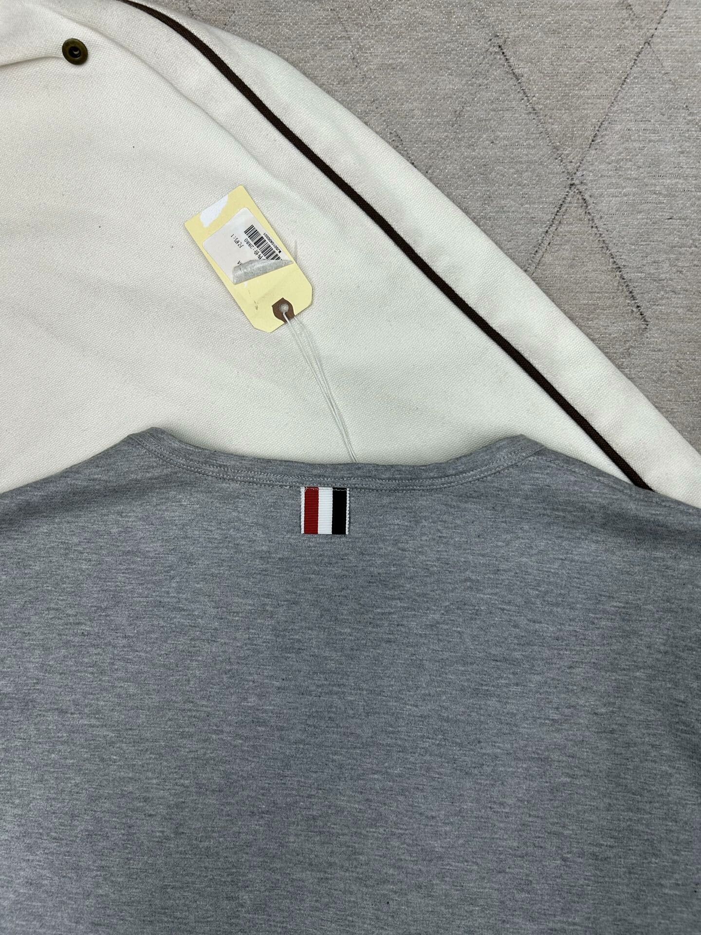 Thom Browne Thom Browne Classic Stripe Gray T-Shirt Size US M / EU 48-50 / 2 - 4 Thumbnail