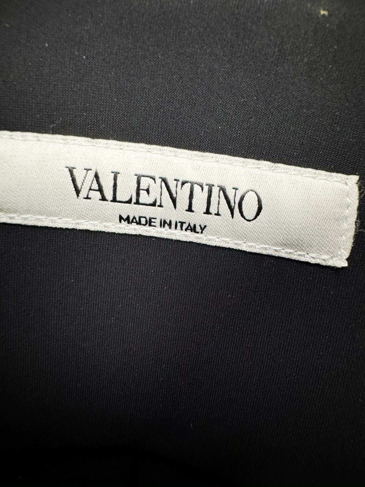 Valentino Valentino Denim Jacket with V Logo Size US L / EU 52-54 / 3 - 2 Thumbnail