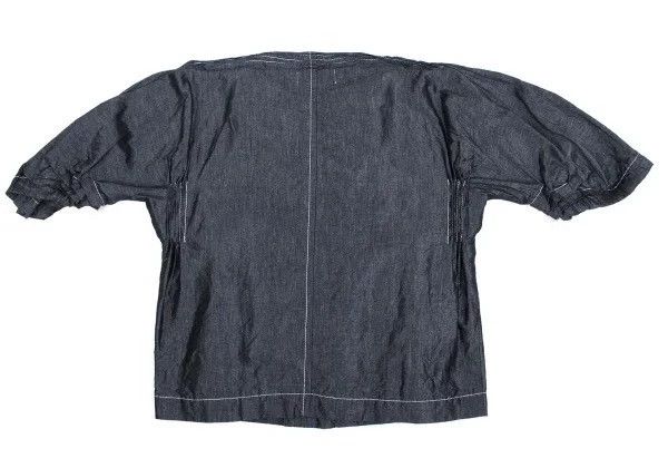 Comme des Garcons COMME des GARCONS Dark Vintage Denim Top Size US M / EU 48-50 / 2 - 3 Thumbnail