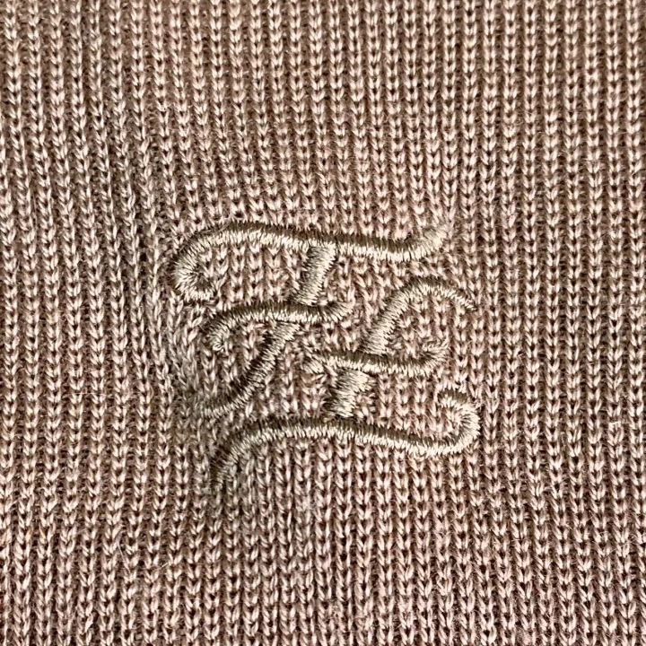 Fendi Fendi Brown Logo Embroidered Wool Knit Top Size US M / EU 48-50 / 2 - 5 Thumbnail