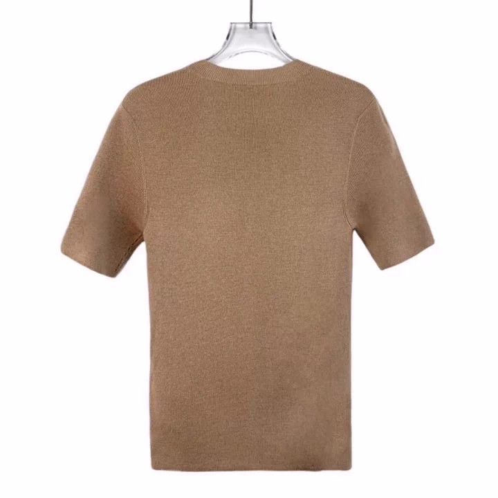 Fendi Fendi Brown Logo Embroidered Wool Knit Top Size US M / EU 48-50 / 2 - 2 Thumbnail