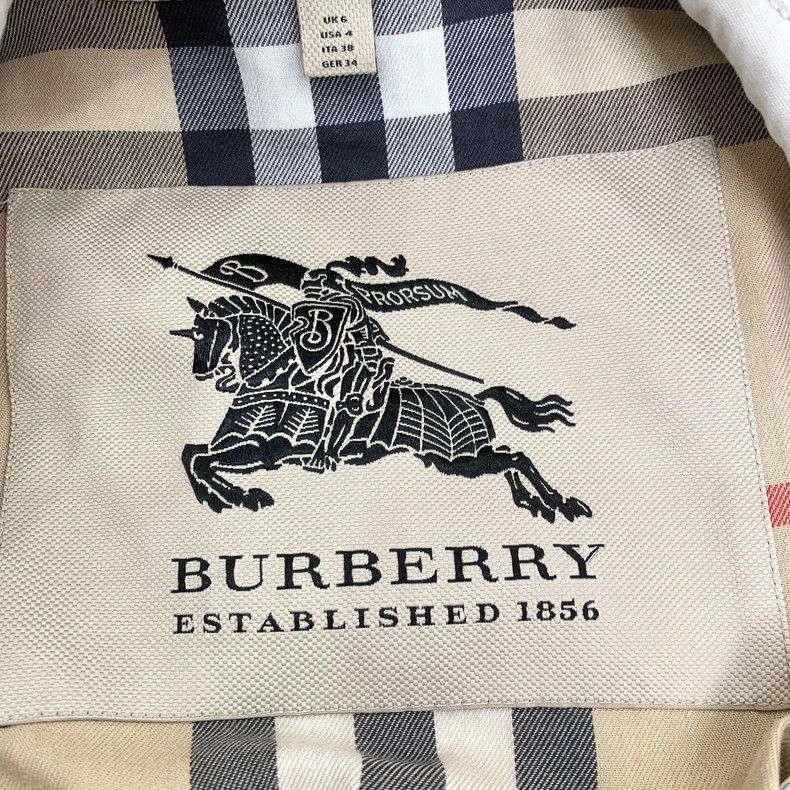 Burberry Burberry Beige Trench Coat With Belt Size US XXS / EU 40 - 5 Thumbnail