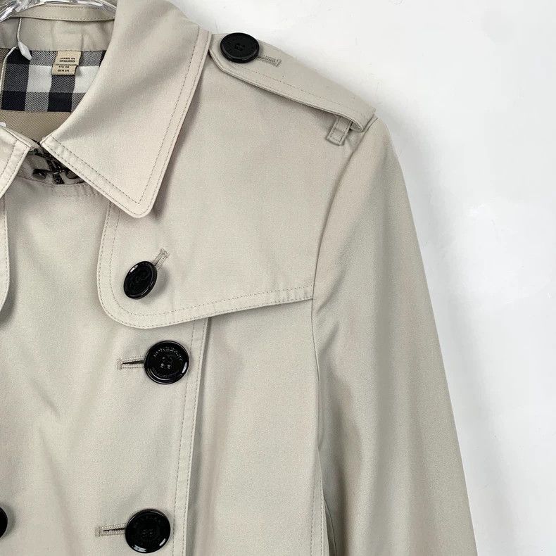 Burberry Burberry Beige Trench Coat With Belt Size US XXS / EU 40 - 3 Thumbnail