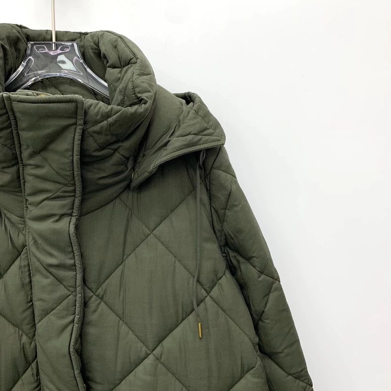 Burberry Burberry Quilted Green Cotton Coat Size US S / EU 44-46 / 1 - 3 Thumbnail